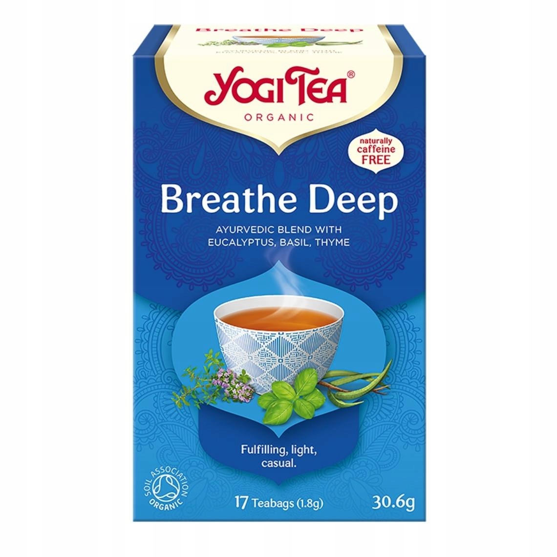 Levně Yogi Tea Čaj s hlubokým dechem Breathe Deep Bio (17 x 1,8 g) 30,6 g