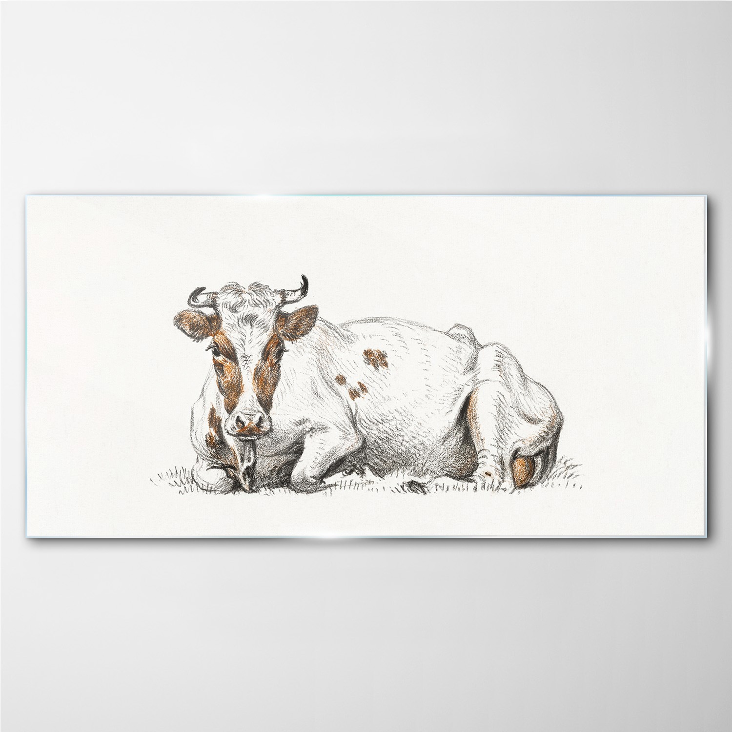 

Obraz szklany na ścianę Zwierzę krowa 140x70 cm