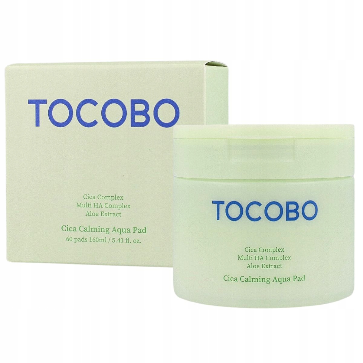 Tocobo Cica Calming Aqua Pad 60 Ea – Zklidňující a hydratační pleťové vločky
