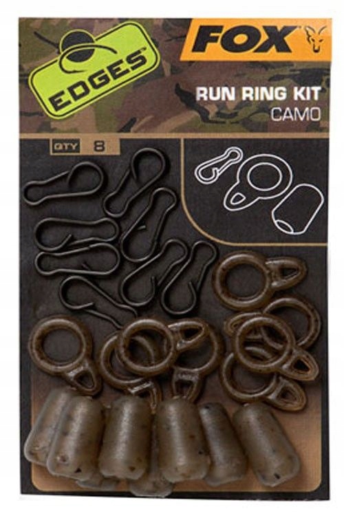 Fox Edges Camo Leadclips 6er Set | Für Karpfenmontagen Mit Abgewinkeltem Drop Off