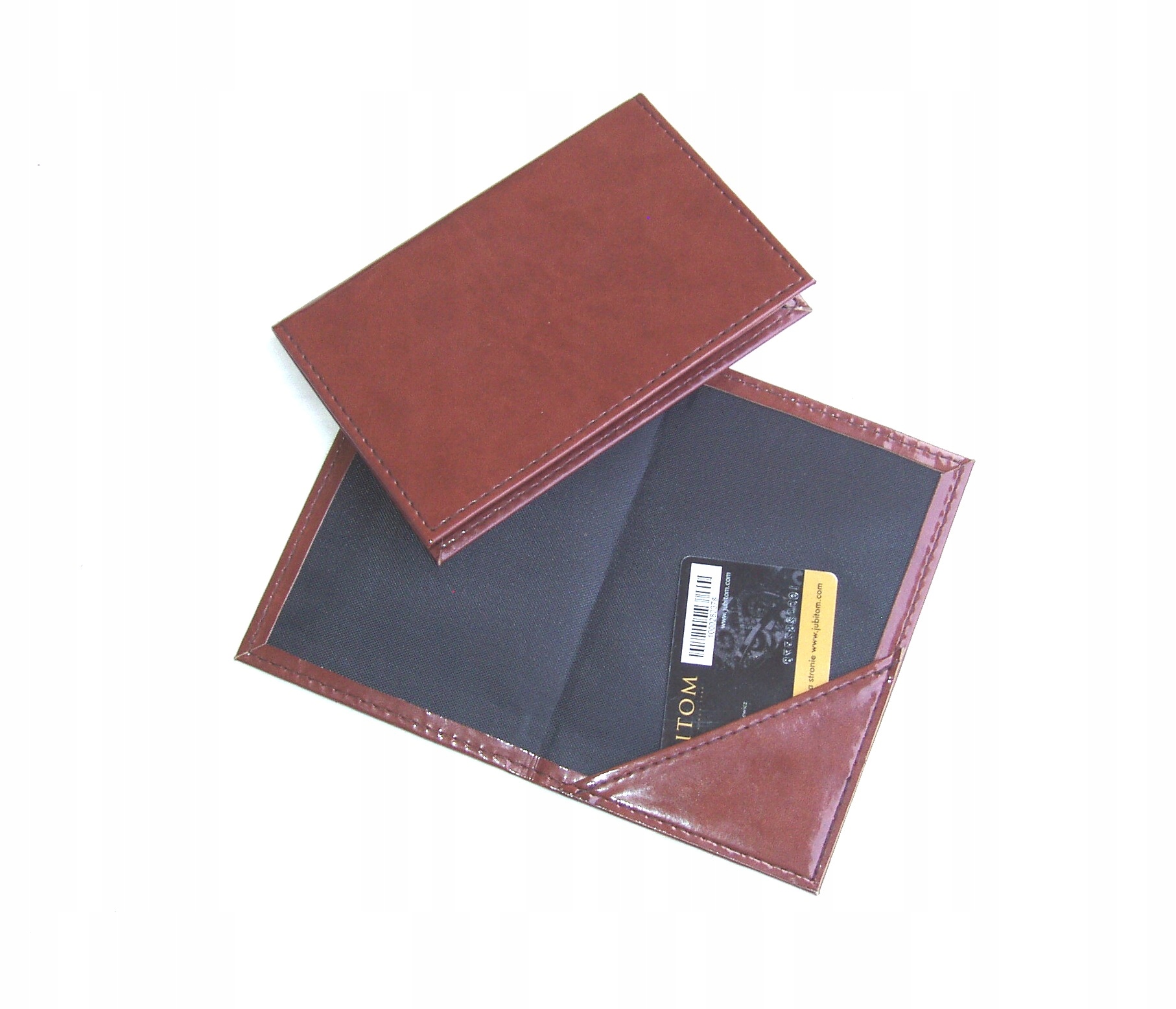 ETUI NA RACHUNEK PŁATNIK KELNERSKI TECZKA MENU SKÓROPODOBNY BRĄZOWY