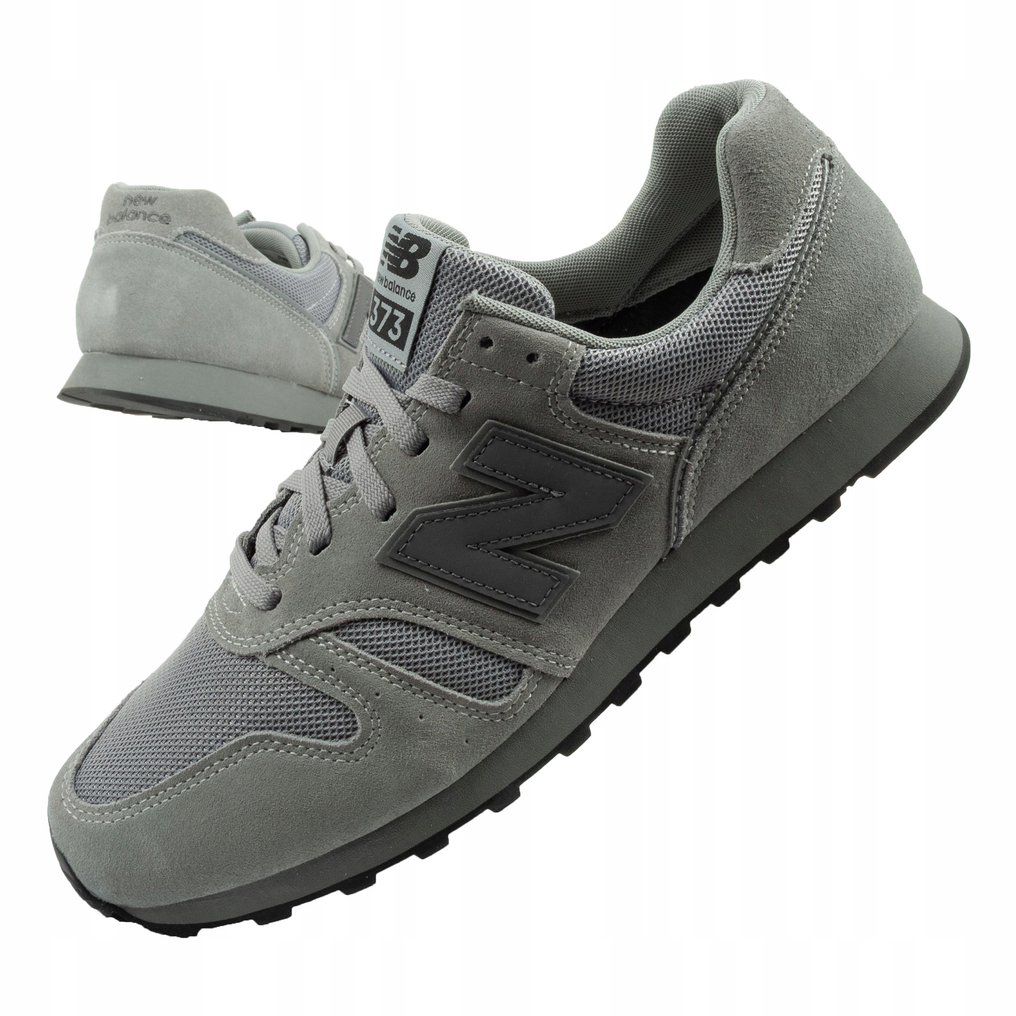 Pánské sportovní tenisky New Balance 373, velikost vel., módní šedé kožené boty