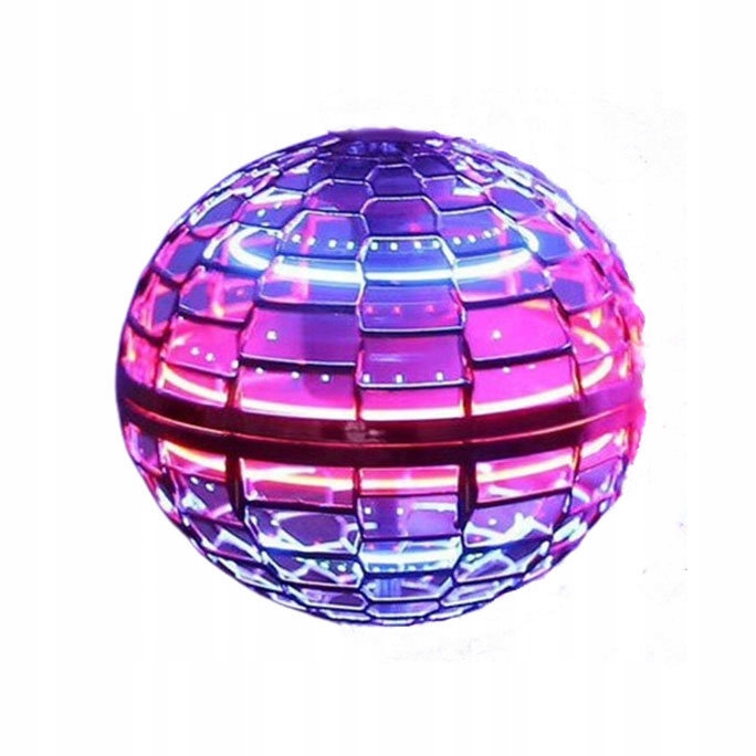 LATAJĄCA PIŁKA FIDGET SPINNER LED KULA ŚWIECĄCA