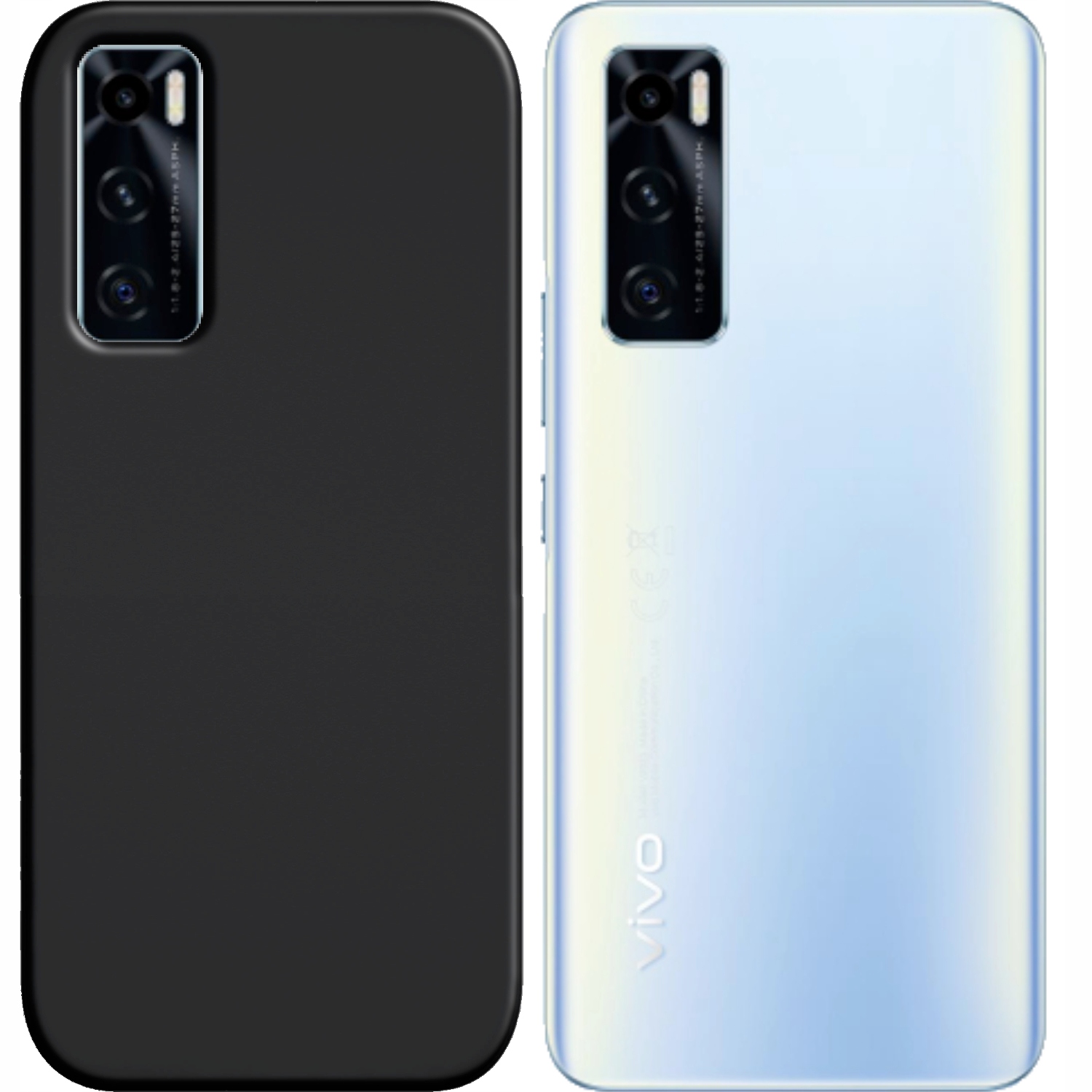 

Etui Do Vivo Y70 Czarne Matowe Slim Silikonowe