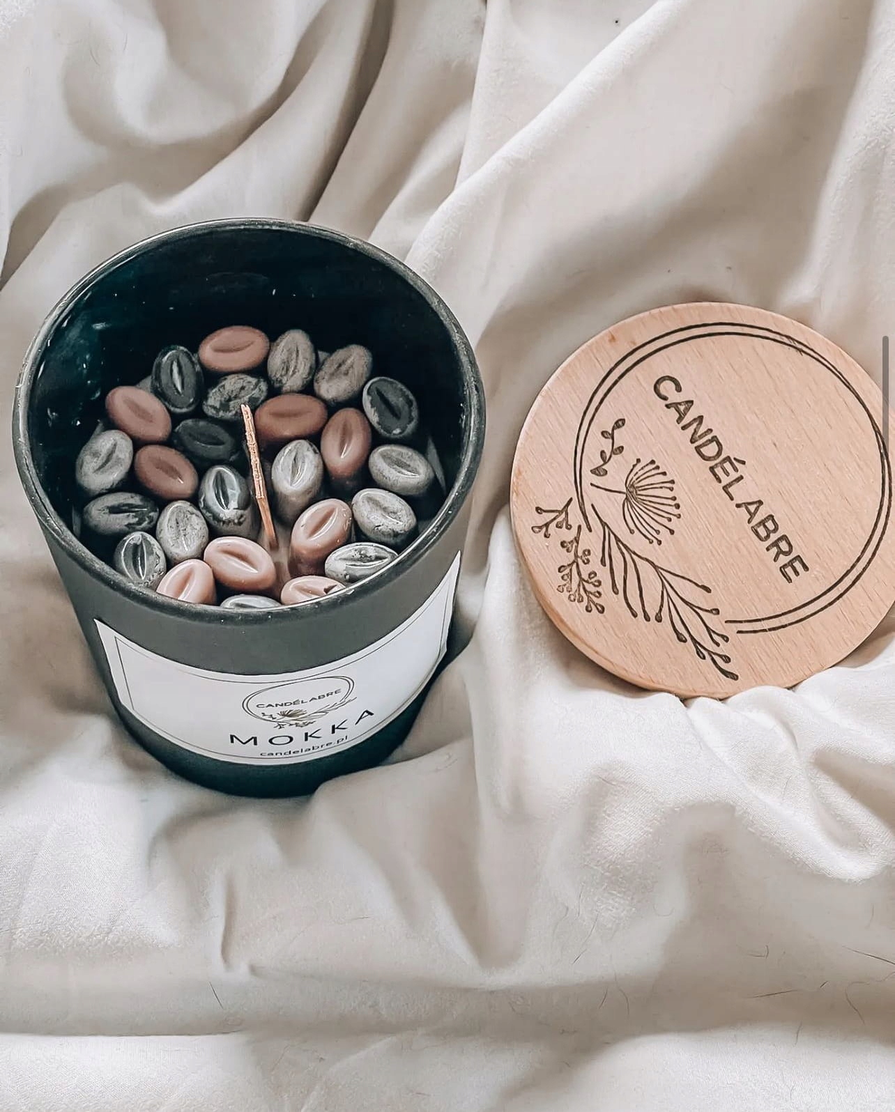 Sójová svíčka káva Mokka kávová