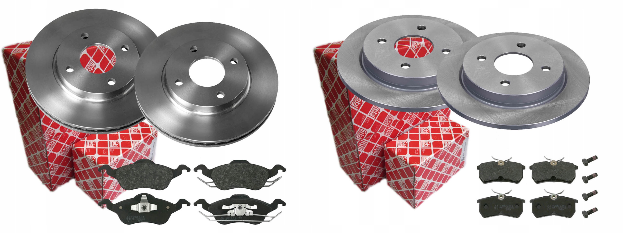 ДИСКИ КОЛОДКИ FEBI ПЕРЕДНЯЯ ЗАДНЯЯ ДЛЯ FORD FOCUS И MK1