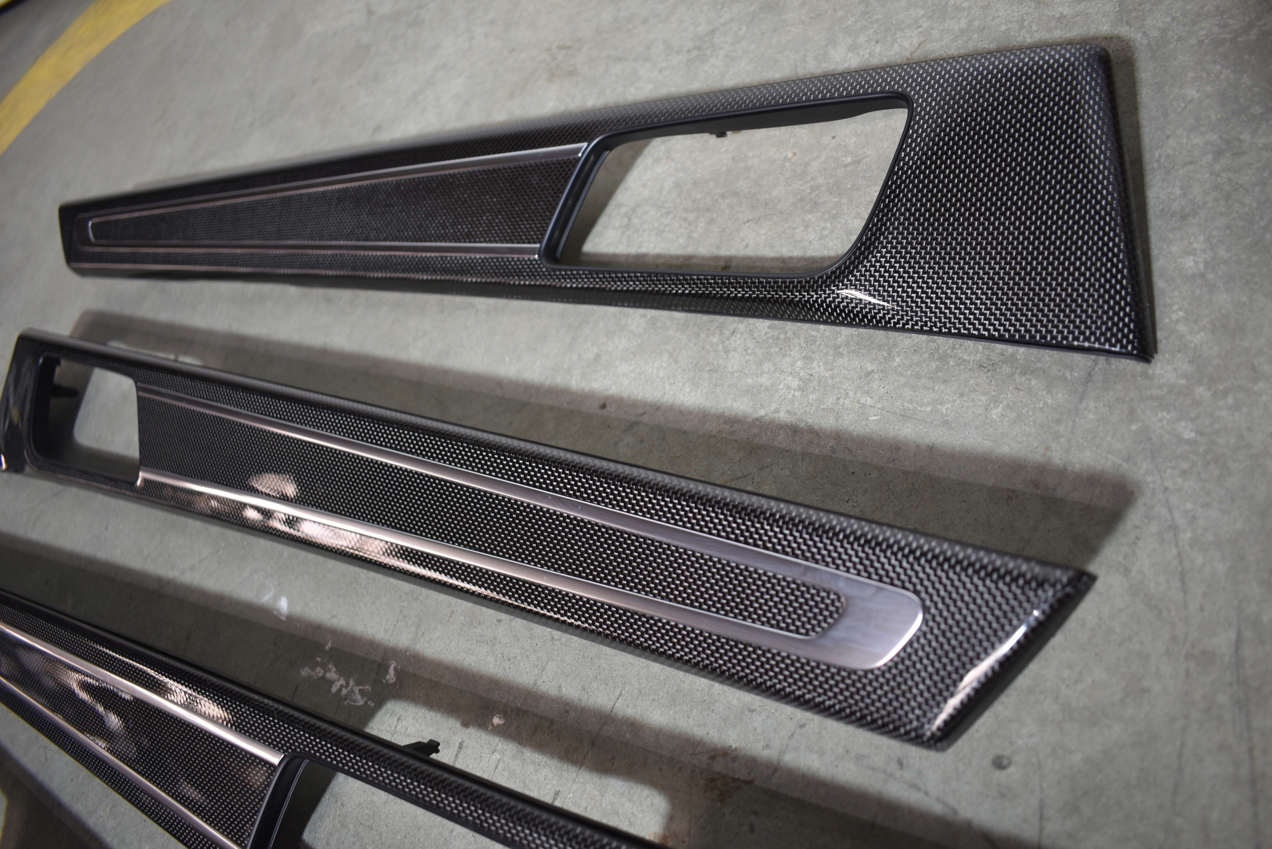 IDEALNY KPL. modanatura DECORY CARBON PORSCHE PANAMERA 971 1