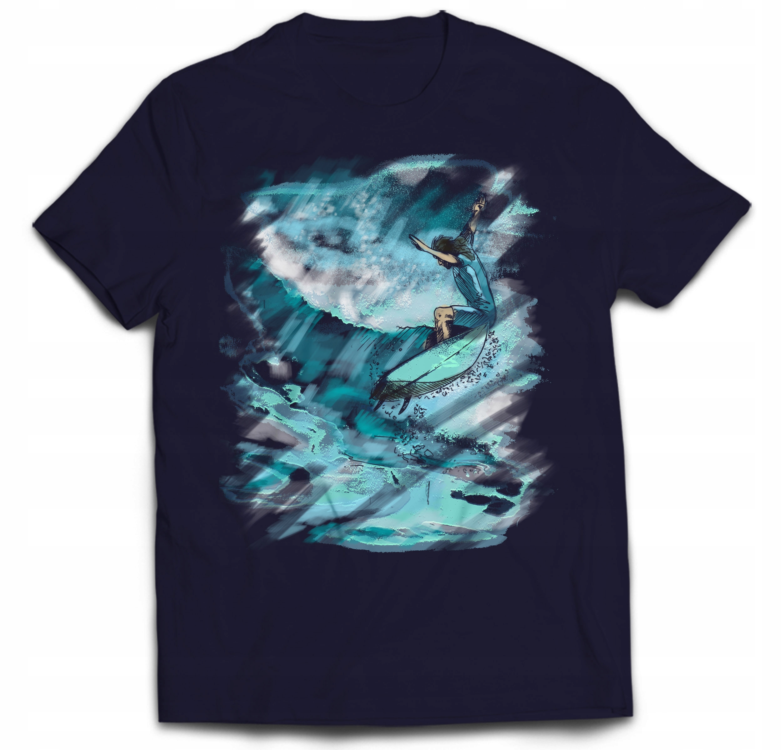 

Akwarela Surfer Windsurfing Kitesurfing XXL