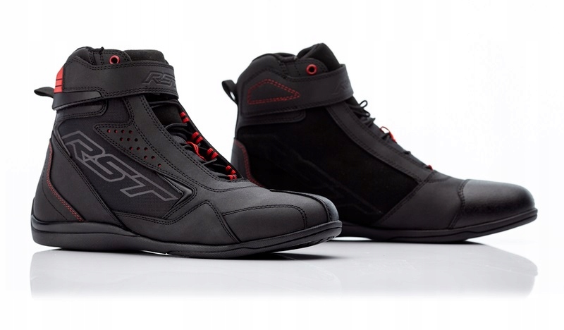 Rst Frontier Ce Black/Red Motocyklové topánky