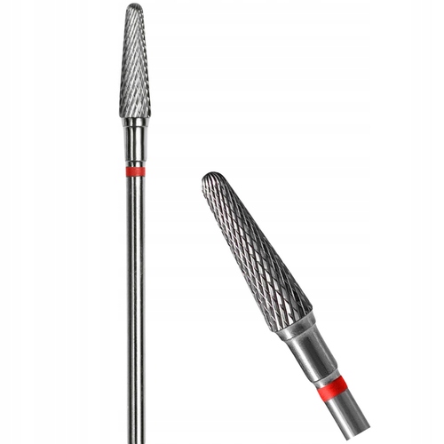 Staleks Fréza ze slinutého karbidu Kužel červený 4/13 mm