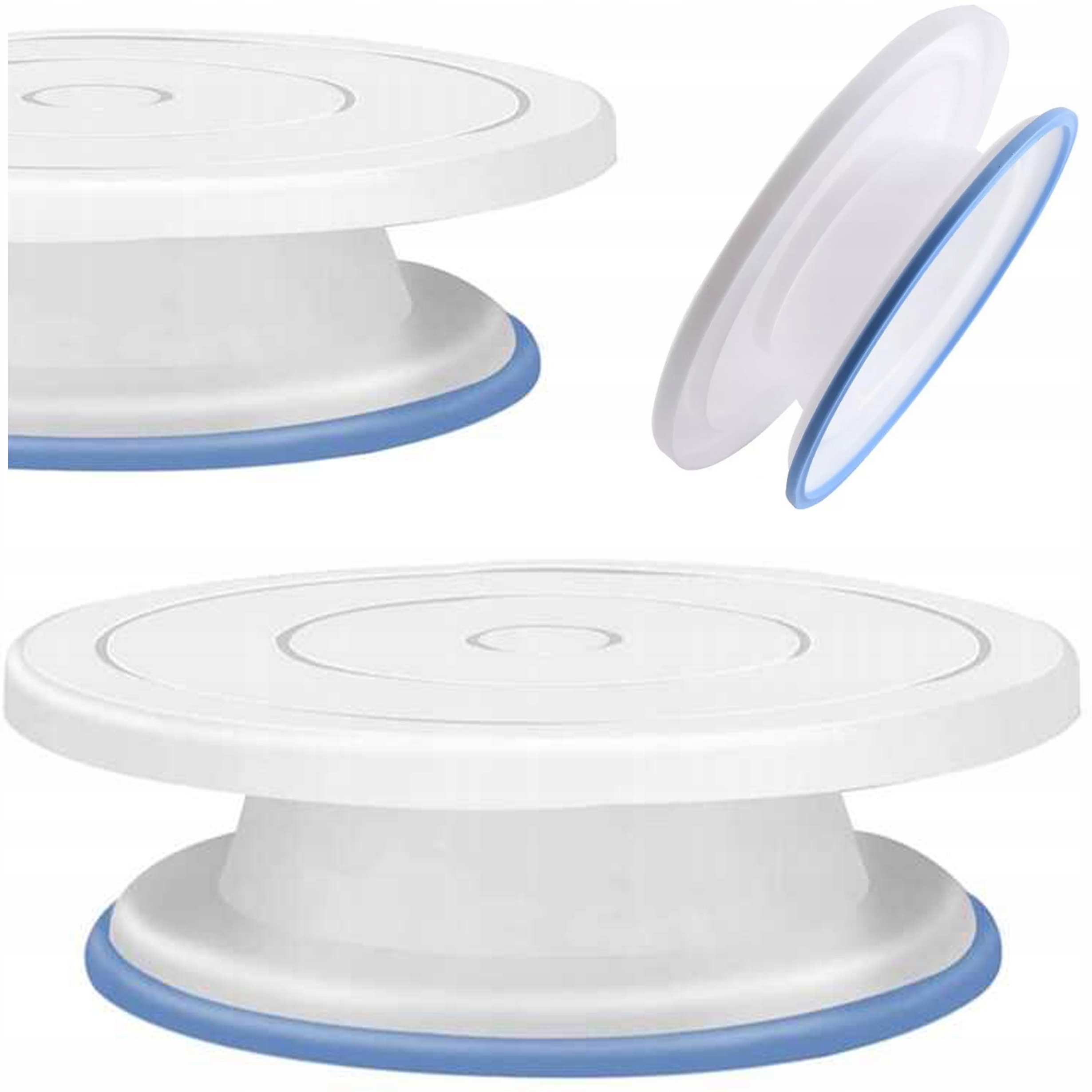 PATERA OBROTOWA NA CIASTO TALERZ OBROTOWY DO TORTU CIAST + ZESTAW SZPATUŁEK Rodzaj ozdoby waflowe