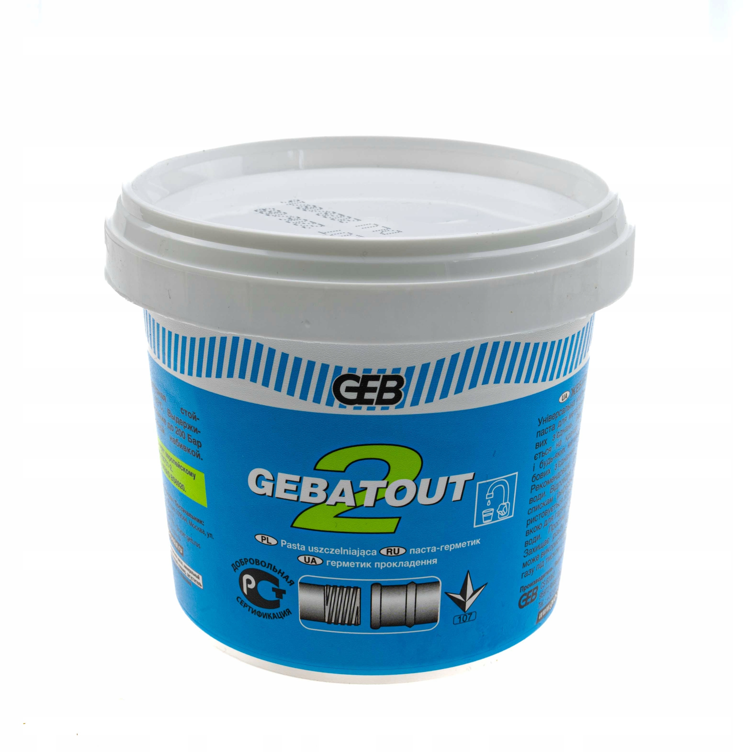 

Pasta do gwintów Gebatout 2 woda, gaz 500g
