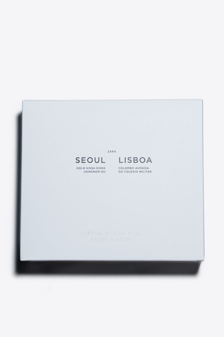 ZARA SEOUL & LISBOA 2 x 100 ml ZESTAW FOR MEN BOX Marka ZARA