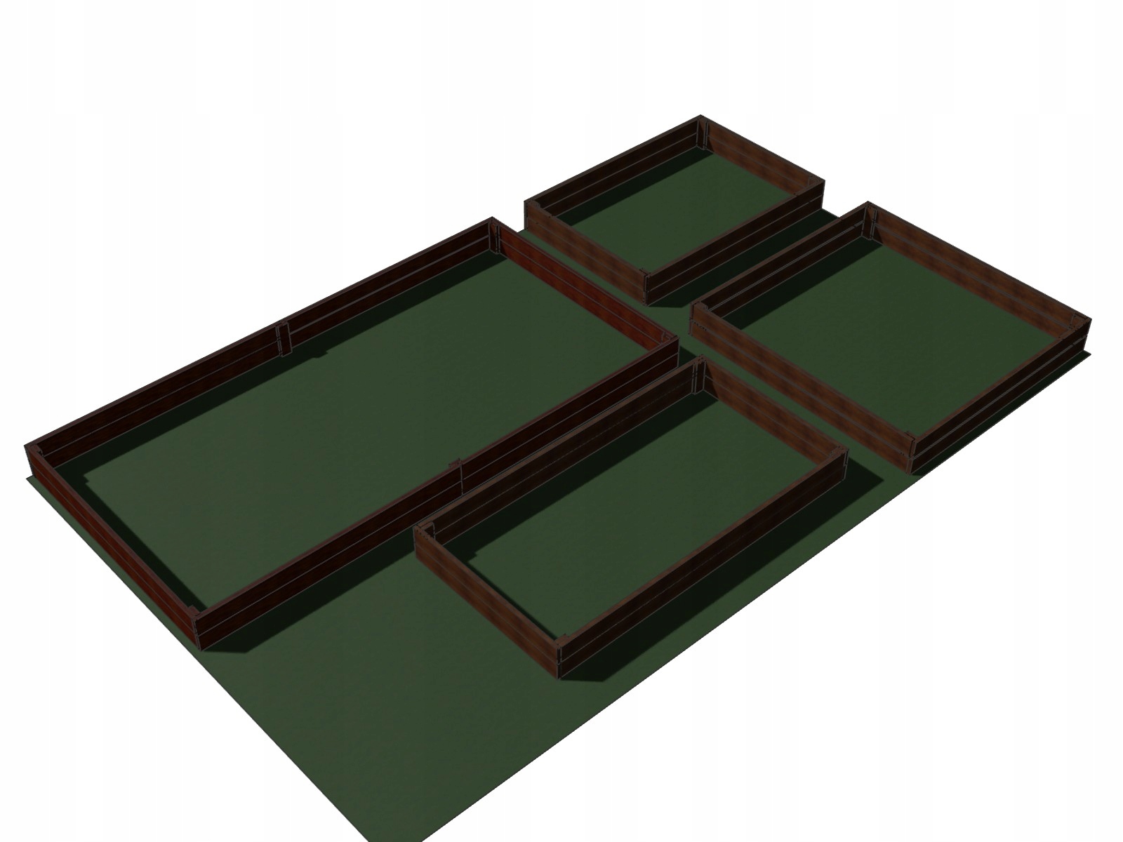 Warzywniak impregnowany, zielnik,inspekt 240x120 Długość (cm) 240 cm