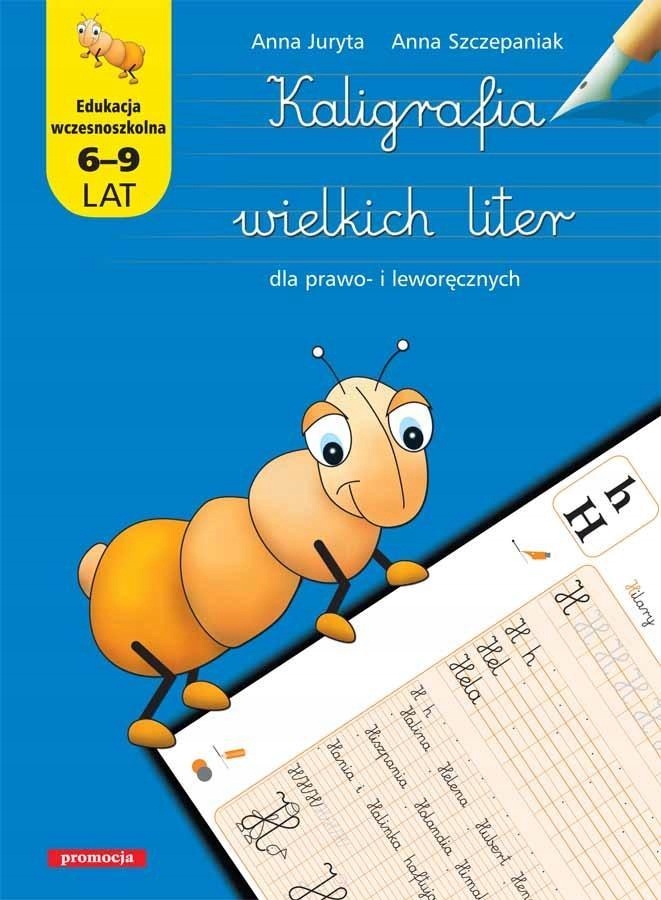 

Kaligrafia wielkich liter dla prawo i leworęcznych