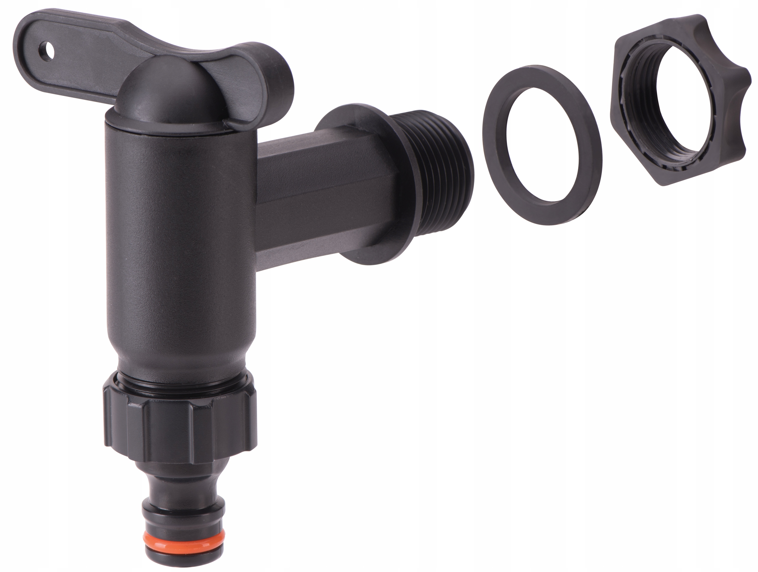 ZBIORNIK NA DESZCZÓWKĘ 240L FLOW ANTRACYT ZESTAW PRZYŁĄCZENIOWY KRANIK Marka inny