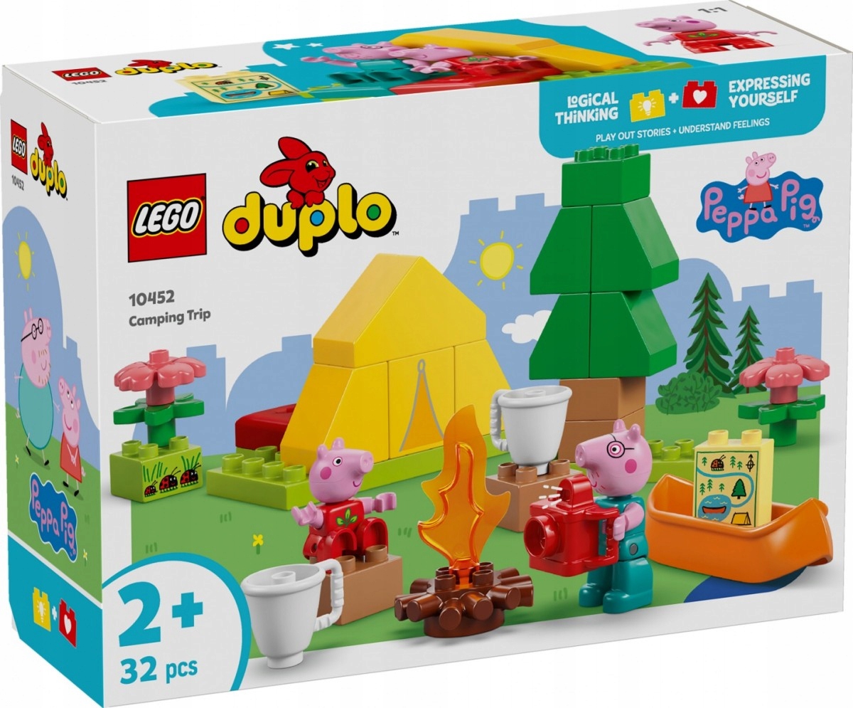 Lego Stavebnice Duplo prasátko Peppa 10452 Výprava do bivaku