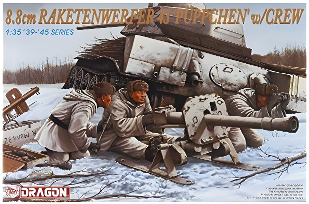 1:35 8,8 cm Raketenwerfer 43 Puppchen s posádkou