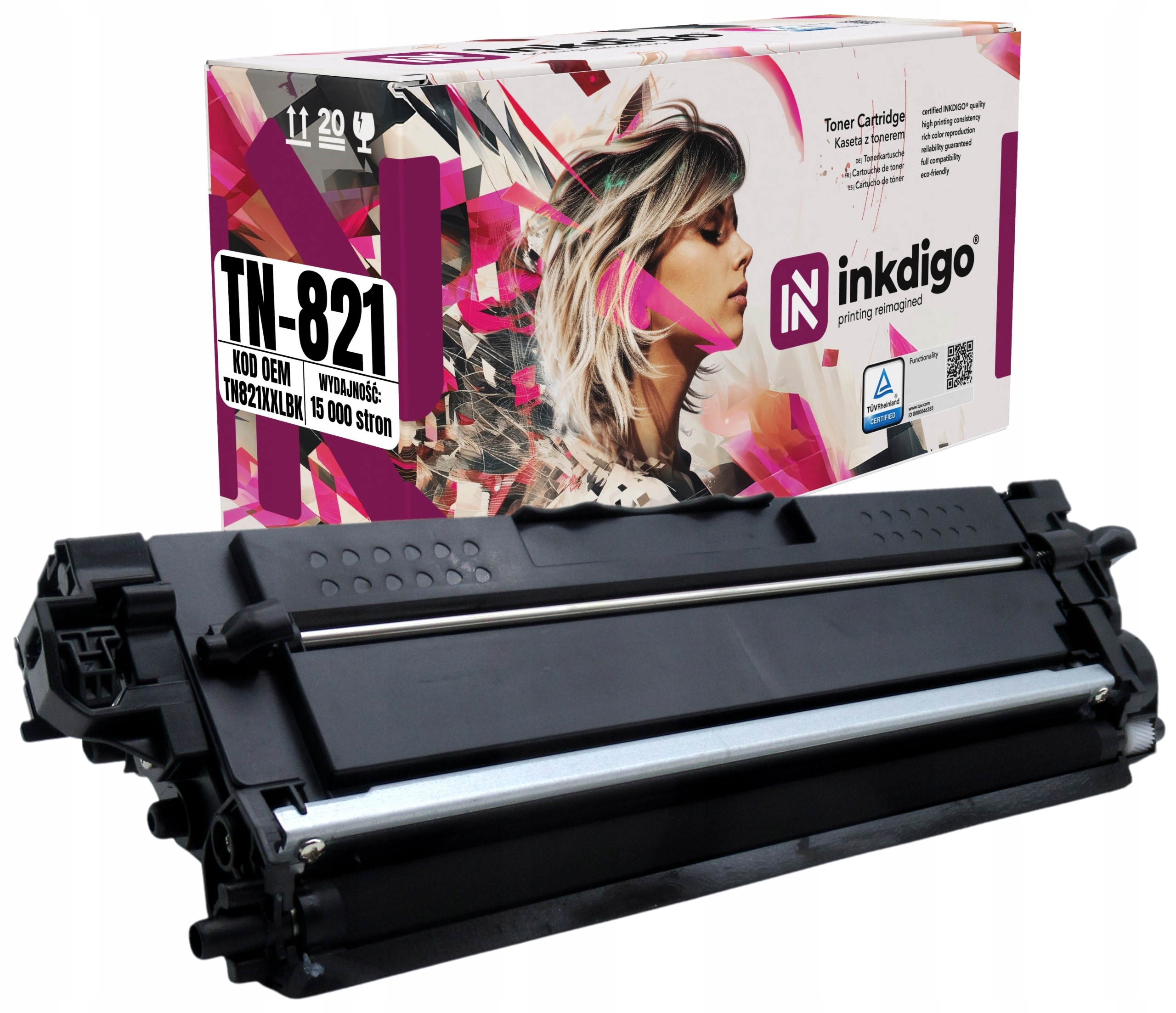 TN-821XXLBK Tonerová Náhrada Náhrada Pro Tiskárny Brother HL-L9430CDN MFC-L9630CDN