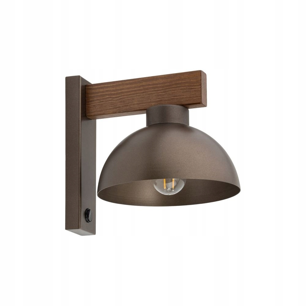 Nástenné svietidlo s vypínačom Oslo Brown 6279 Tk Lighting