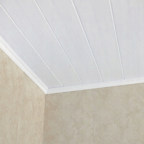 Panele Białe Sufitowe deska kasetony P08 2m2 Marka Decoimpex