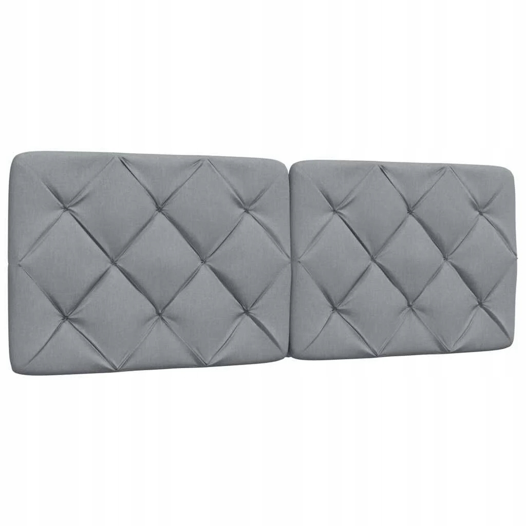 Polštář na čelo 140 cm, světle šedá, dvoulůžko, relax do ložnice