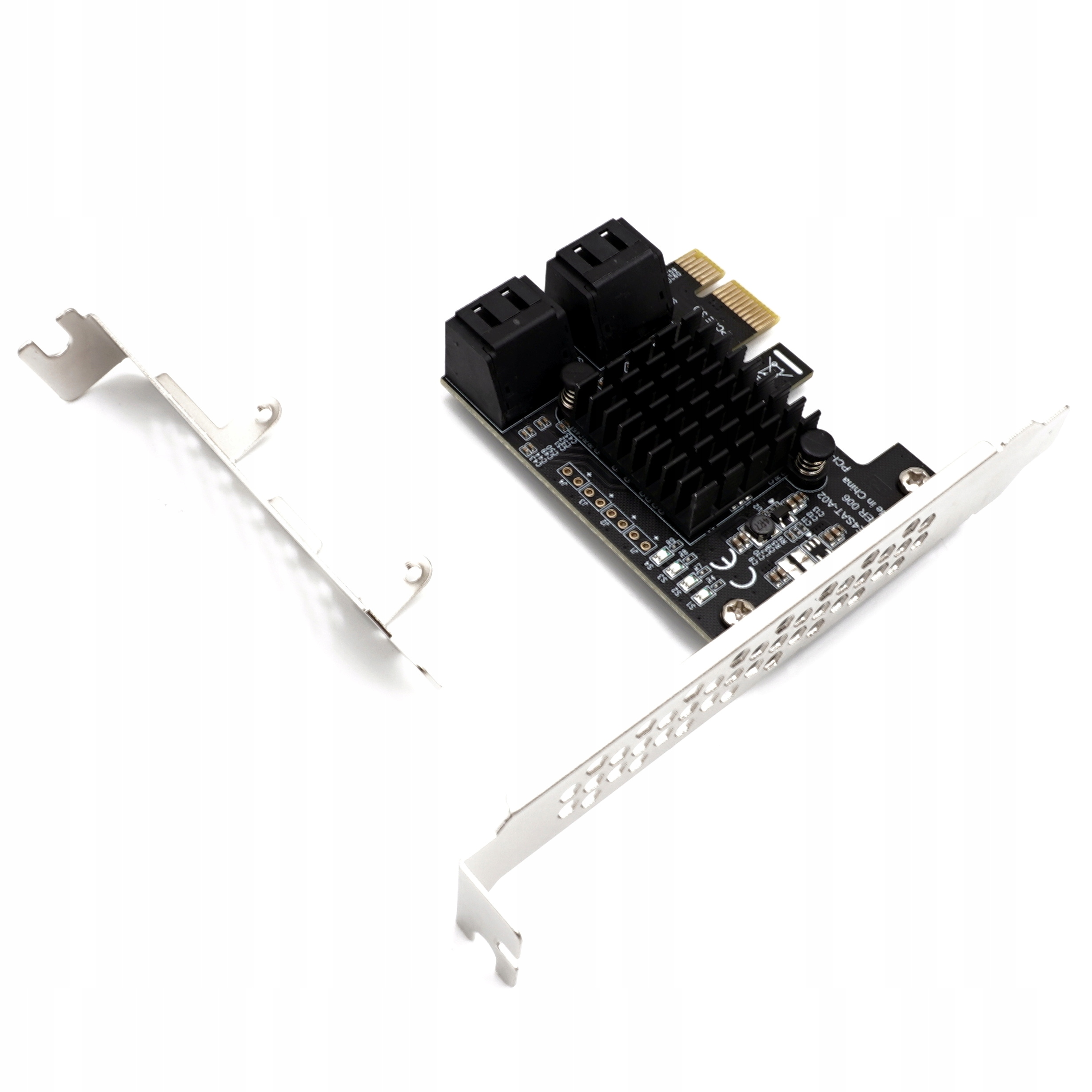 Karta adapter do komputera PC PCIe 1X na 4x SATA 3.0 Serial ATA do 6Gb/s Producent inny