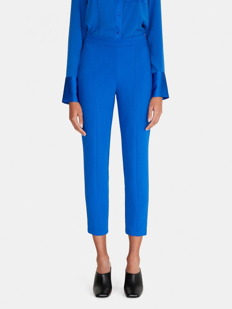 Sisley Modré Casual Trubičky S Vysokým Pasem 7/8 44 7AA