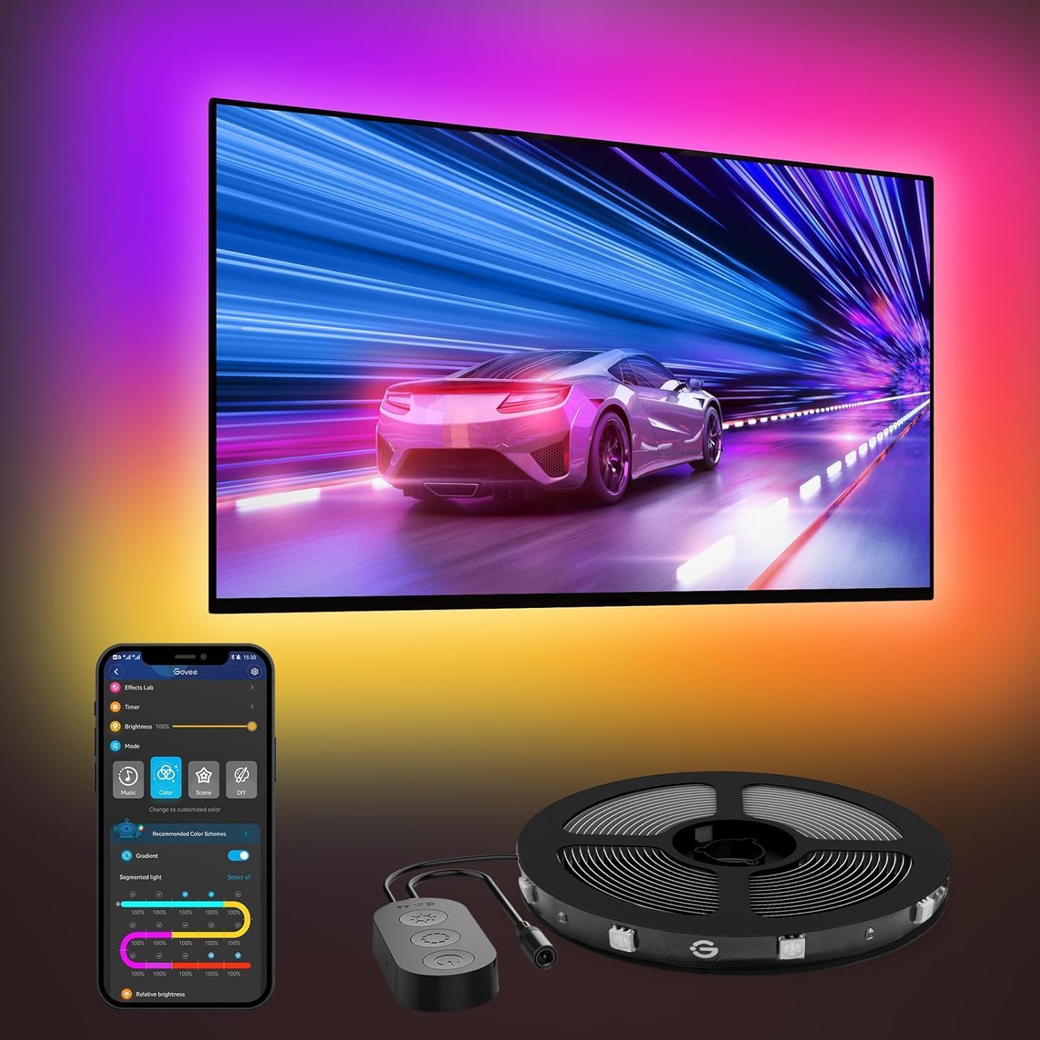Led pásik pre Tv 40-50 palcov Rgbic Wi-Fi Smart Govee