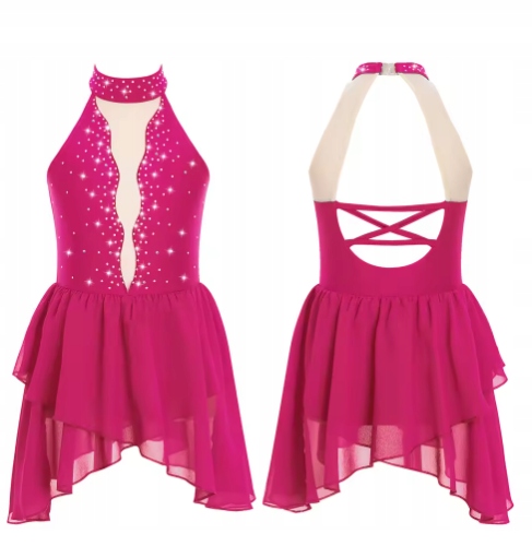 Strój Do Gimnastyki Balet Body Sukienka Tutu Do Tańca 128 134 Nr 2164