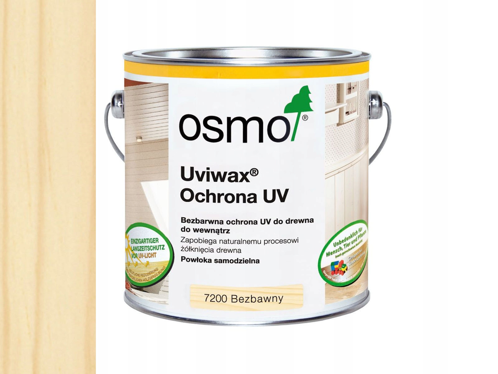

Osmo Ochrona Drewna Uviwax Bezbarwna 7200 125ml