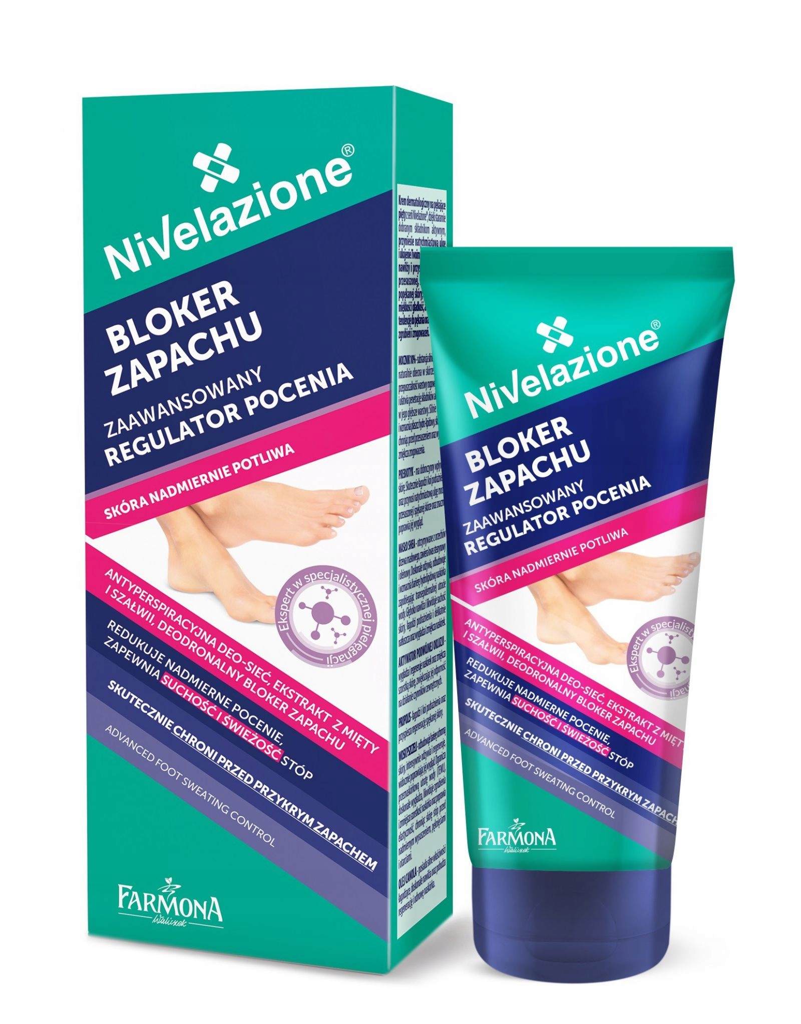 FARMONA NIVELAZIONE STOPY REGULATOR POCENIA DO STÓP 'BLOKER ZAPACHU' 75ML