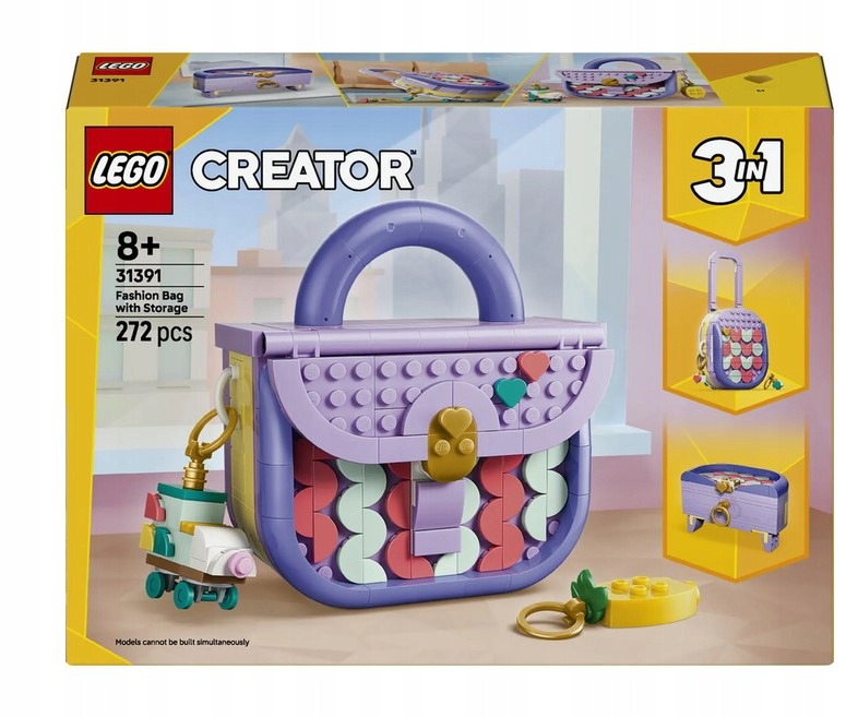 Stavebnice Módní Kabelka S Úložným Prostorem 31391 Lego Creator