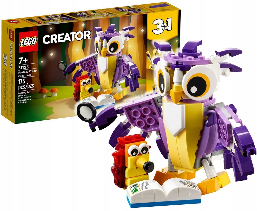 

Lego 31125 Fantastyczne Leśne Zwierzęta 3w1