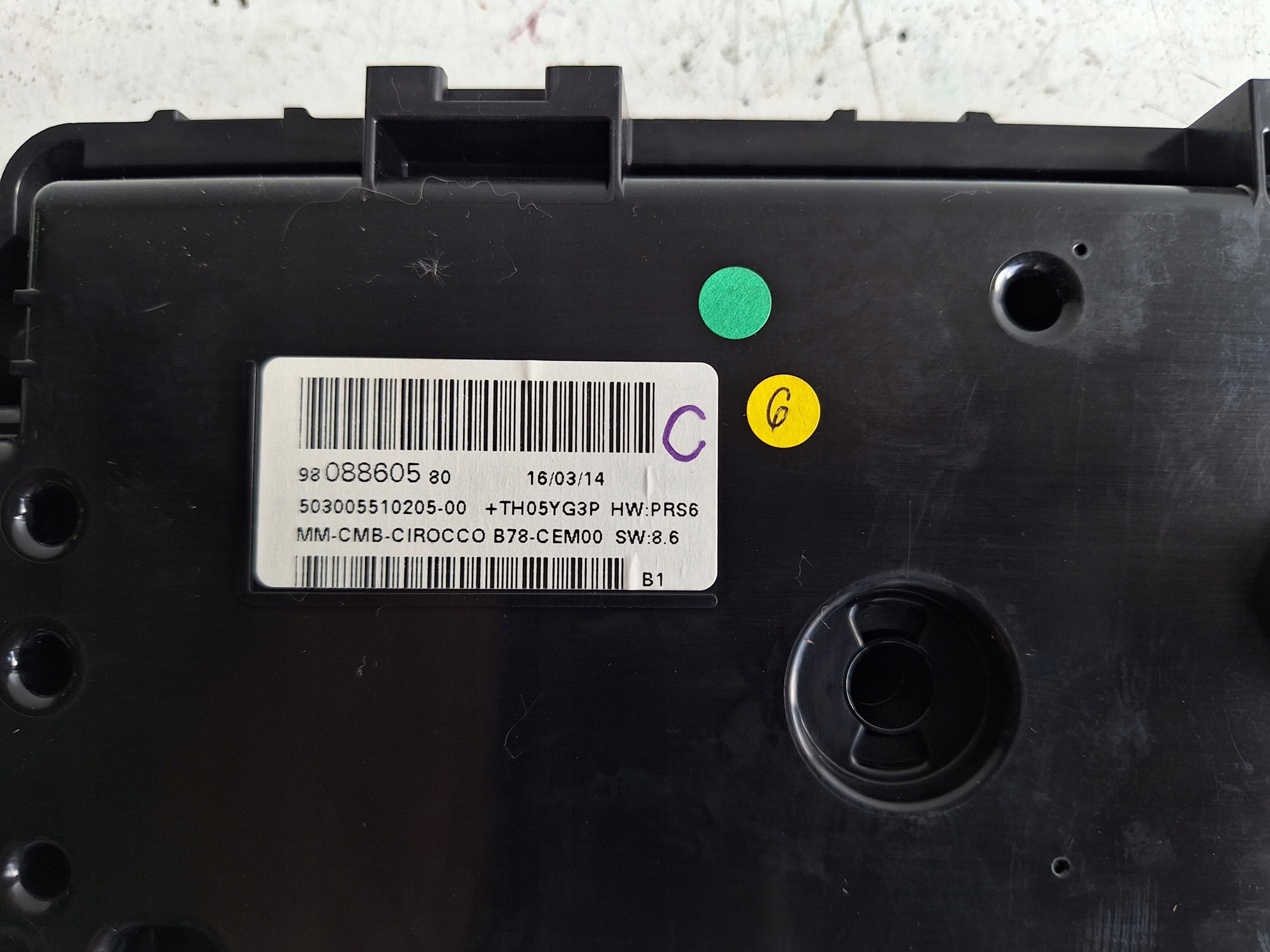 CITROEN dials LCD 9808860580