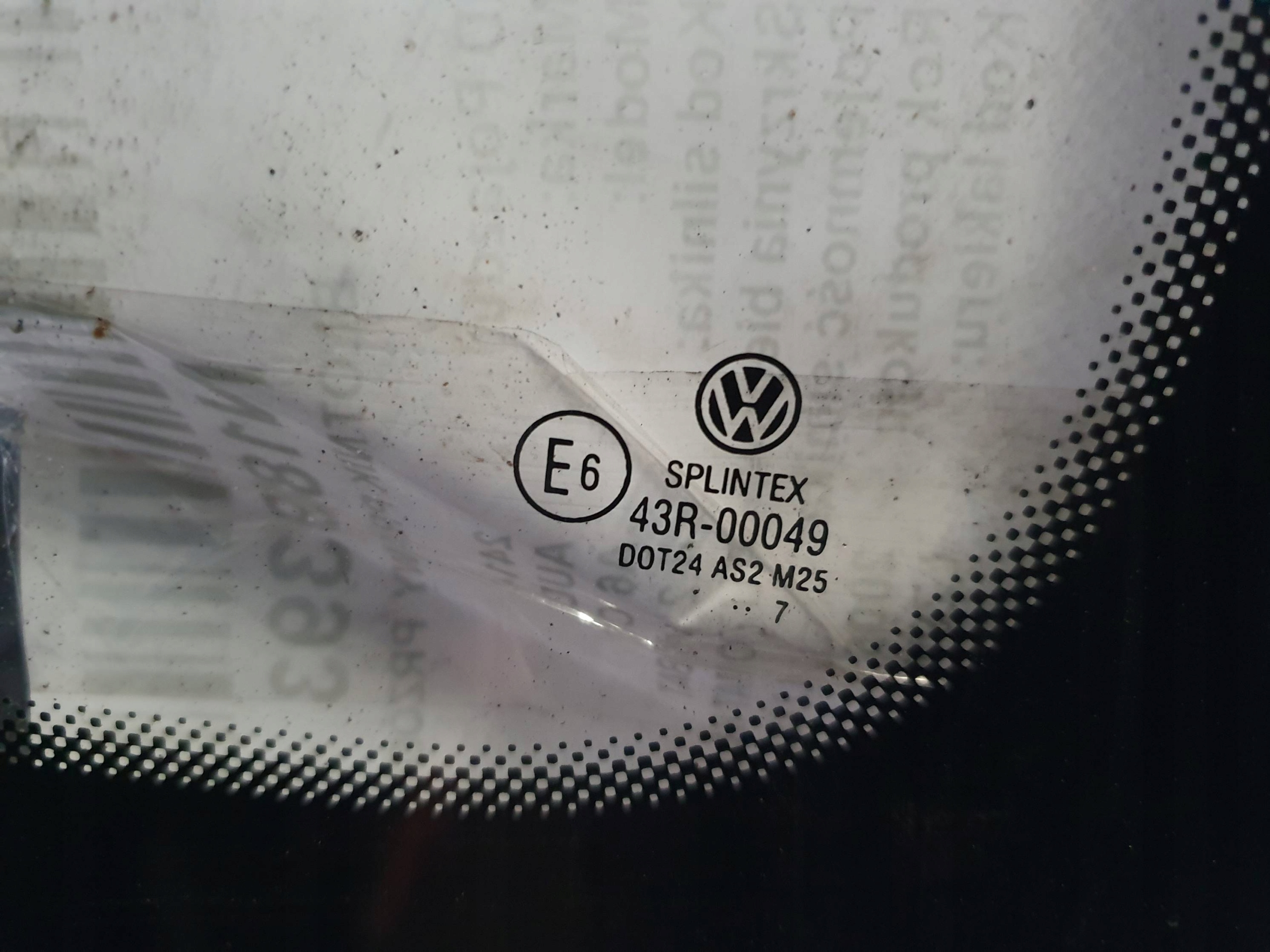 window side VOLKSWAGEN TRANSPORTER T5