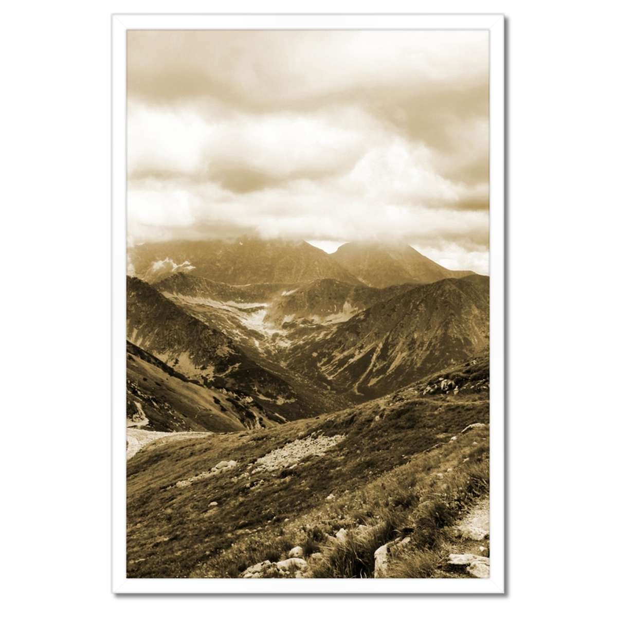 Plakáty v rámu 40x60 Tatry Polské hory Pohled