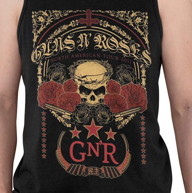 TANK TOP HORROR/ROCK GUNS N`ROSES Marka inna