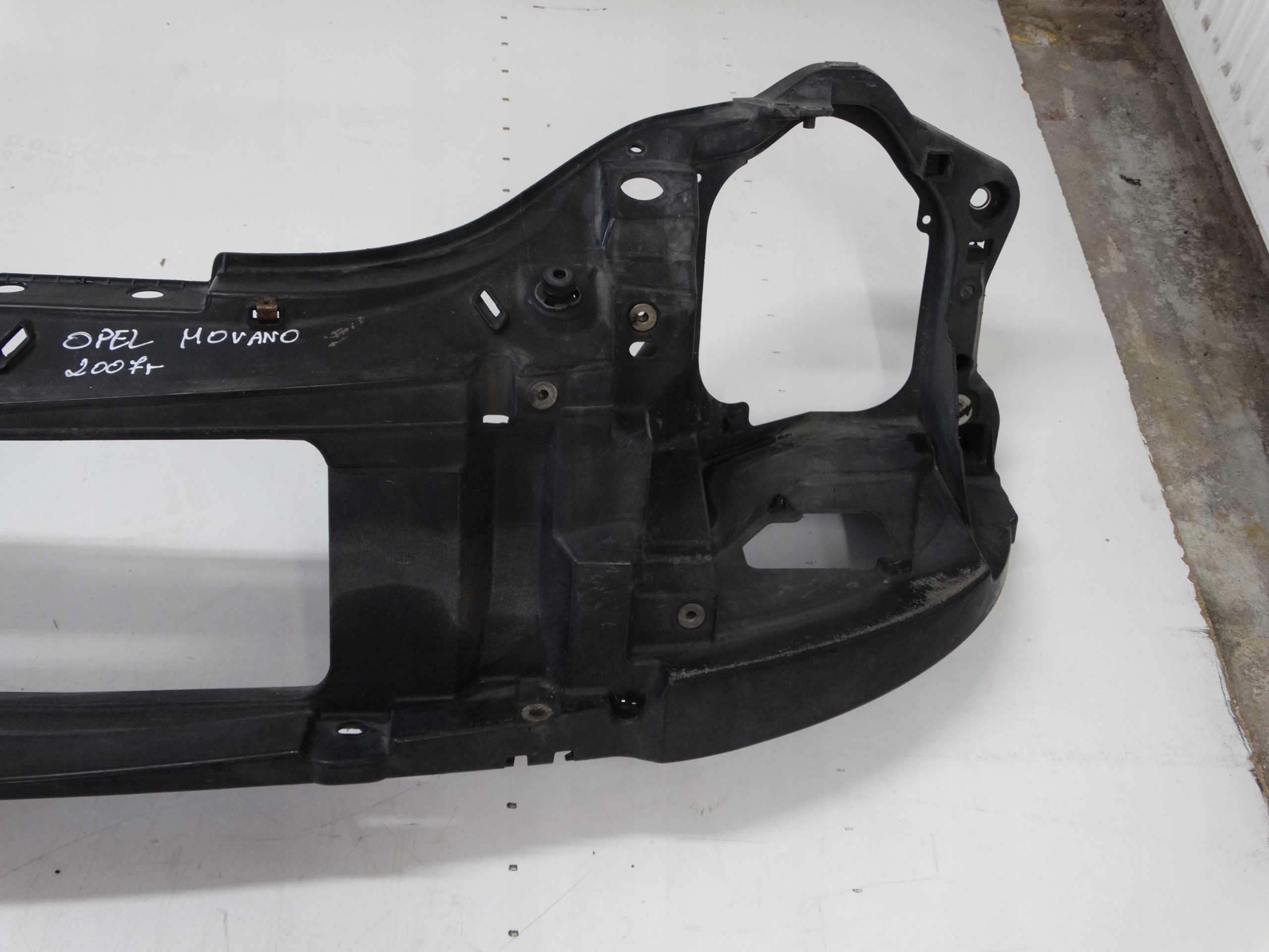 support panel for radiators pillar OPEL MOVANO 2007r.