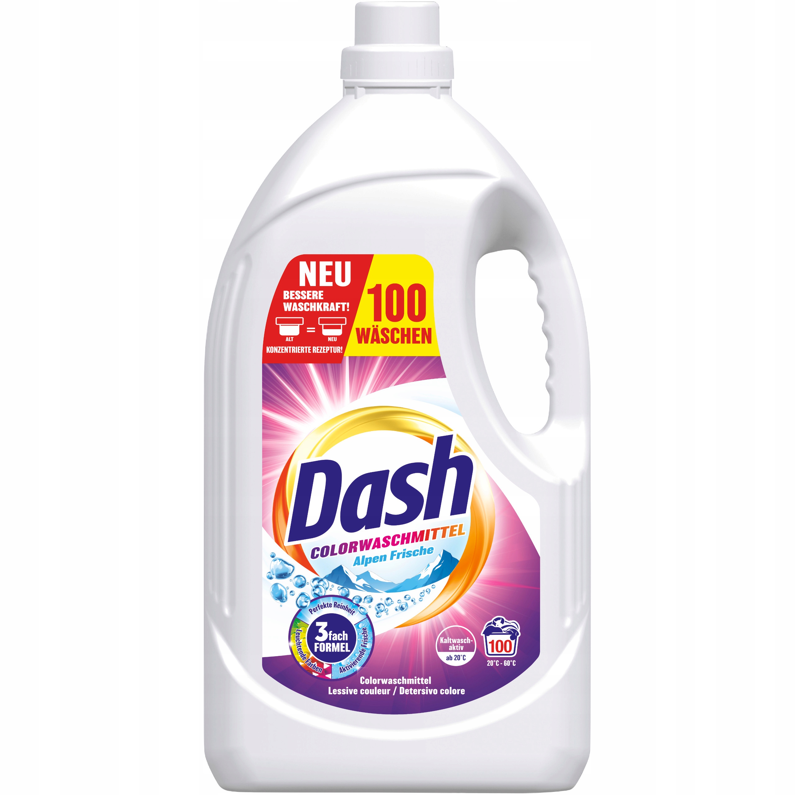 Tekutý prací prostředek Dash Color Frische na barvu 100 praní 4,5 l