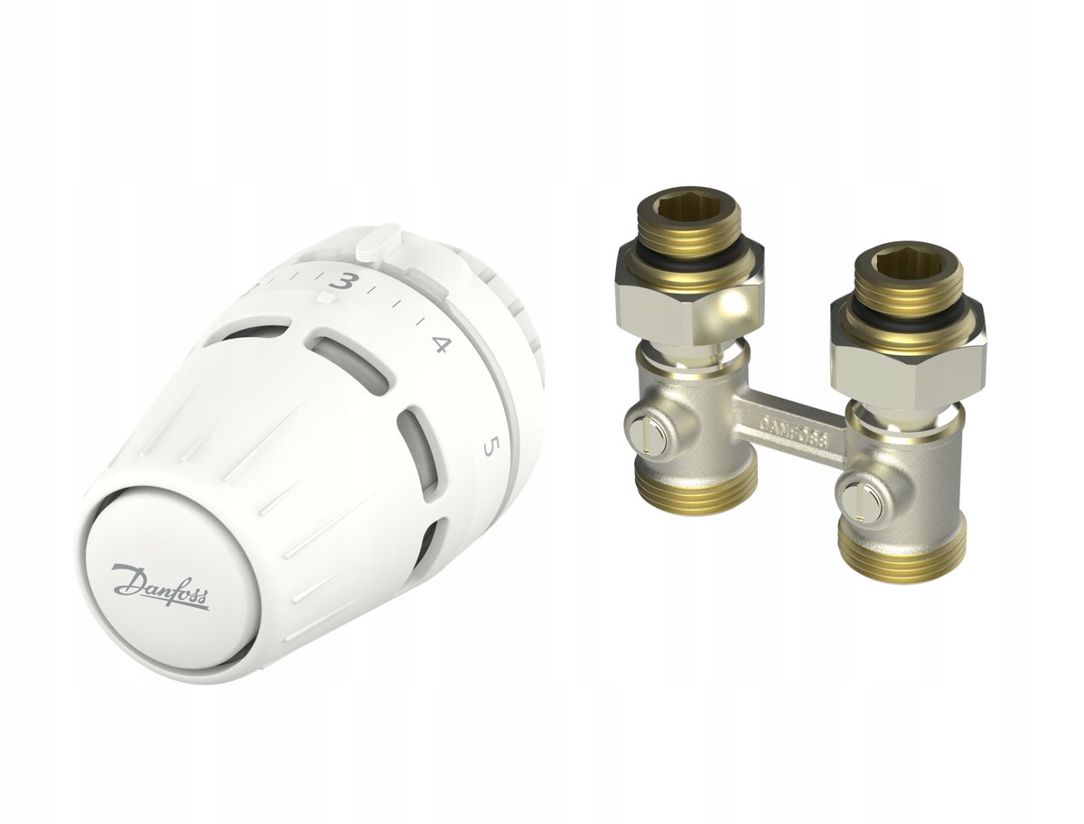 Termostatická sada Danfoss s hlavicí Regus Ra zátka Rlv-kb 1/2 palce