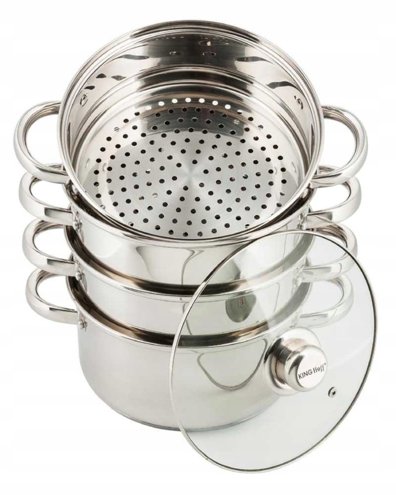 Hrnec Na Páru Kinghoff 5 Prvků 20 cm KH-3322