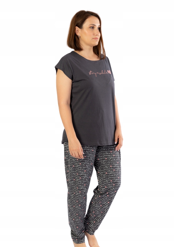 

Piżama Damska Vienetta bawełniana +Size 1XL 46 48