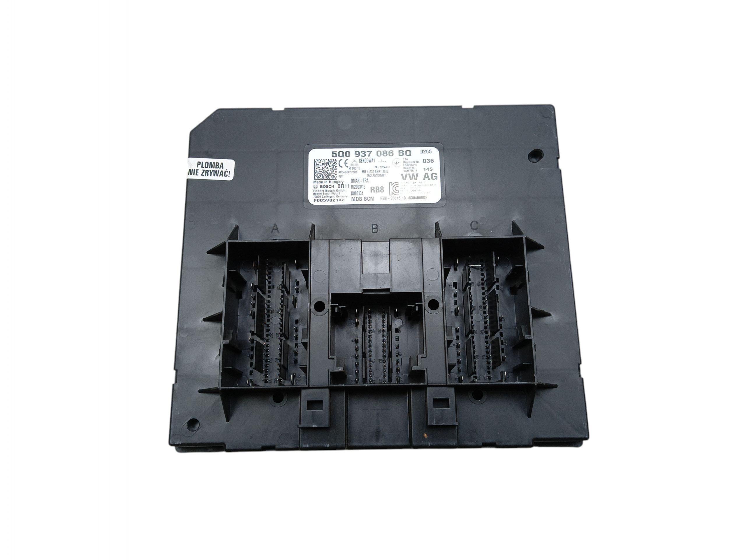 unité de commande électronique uce unité commande confort BCM VW PASSAT B8 ARTEON TIGUAN II 5Q0937086BQ