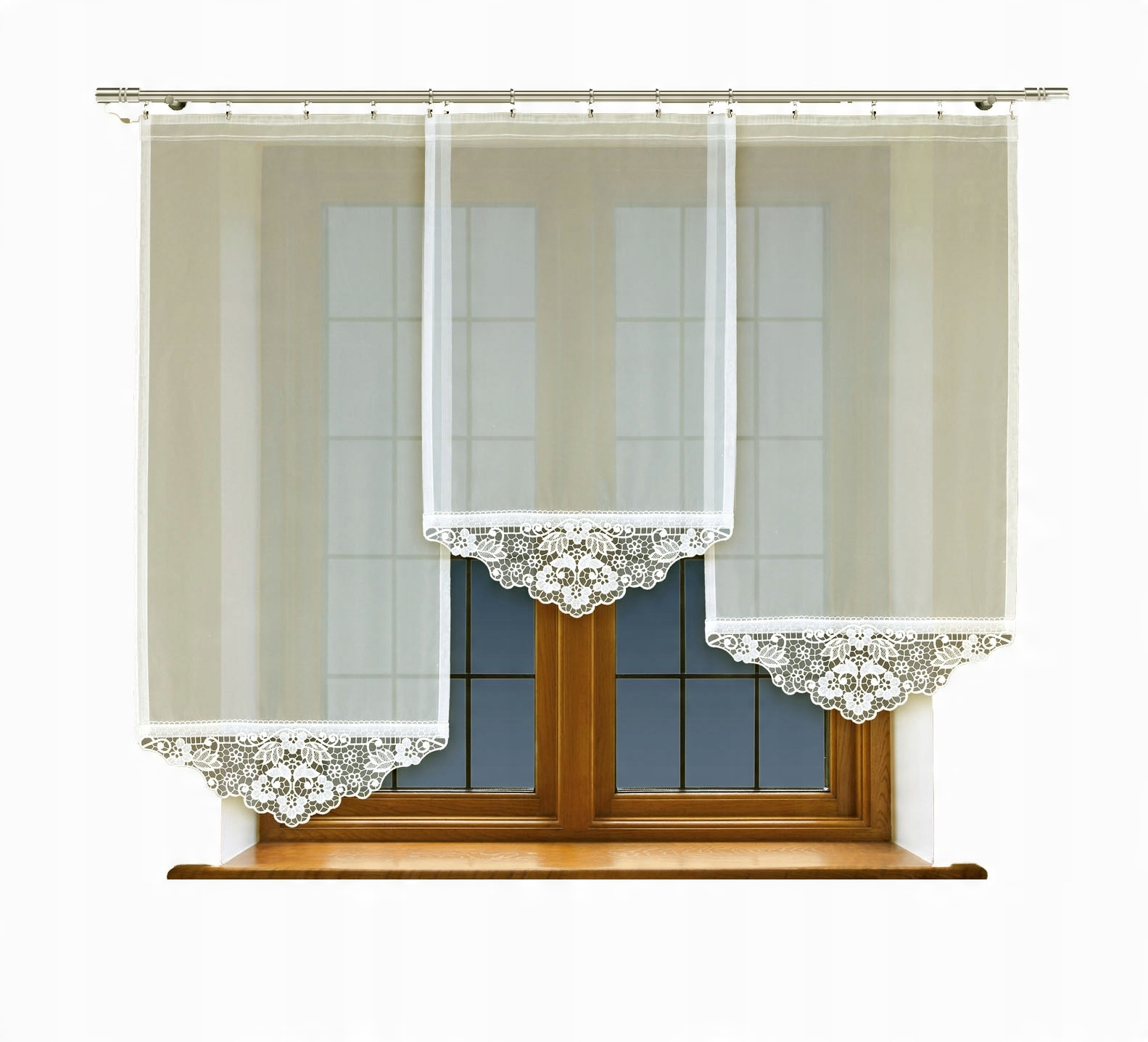 

Firanka Panel żakardowy gipiura kremowy 120 x 60cm