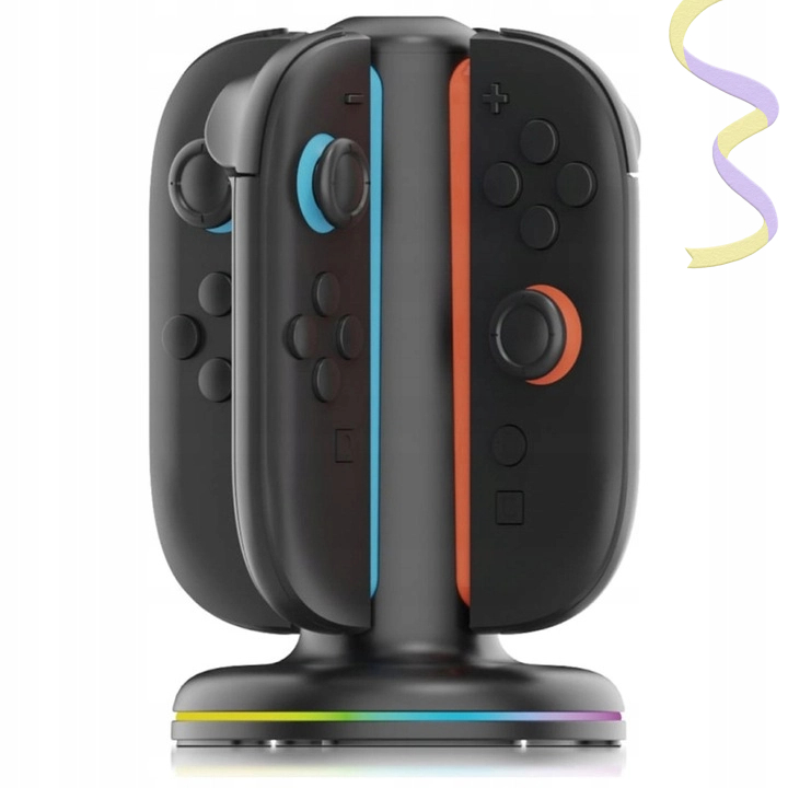 IPEGA STACJA ŁADUJĄCA DO JOYCON NINTENDO SWITCH 2 Z ŁADOWARKĄ DO 4 PADÓW