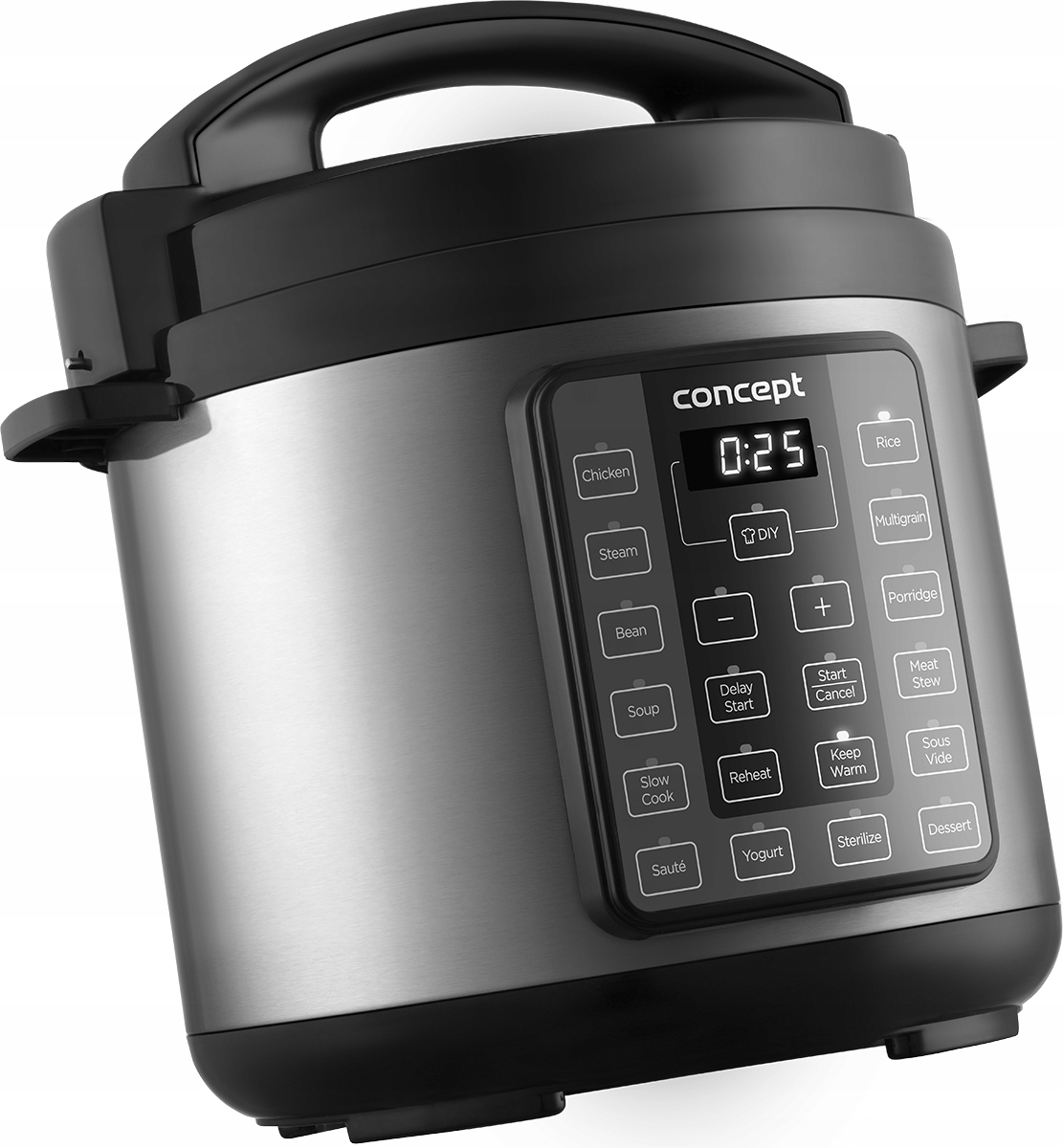 Multicooker szybkowar Concept CK7001 1000W 6l Kolor dominujący srebrny/szary