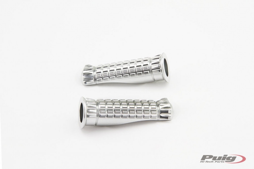 Stupačky bez adaptérov Puig R-fighter 9192P strieborná 9192P