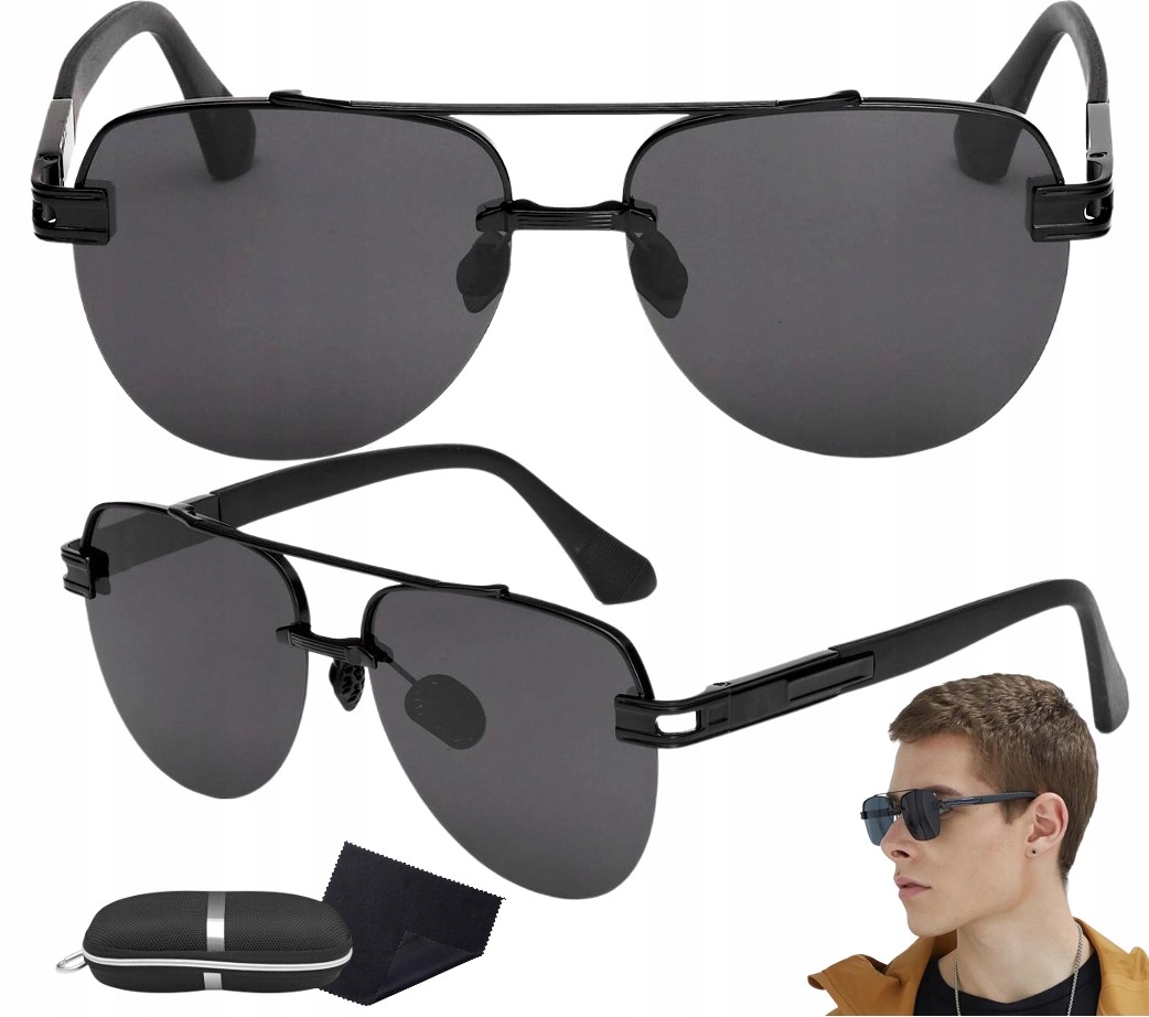 

Okulary Aviator Przeciwsłoneczne Polaryzacyjne Box
