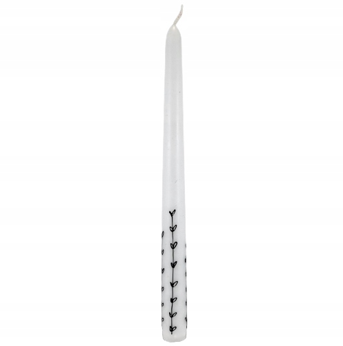 

Świeca Długa 29 CM Palma Wielkanocna Matowa Biała